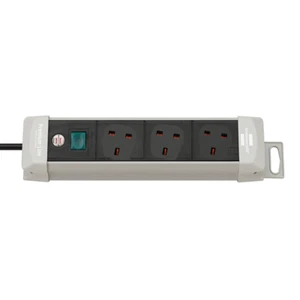 Brennenstuhl 3 Gang Extension Lead - 3 Metre Heavy Duty Extension Cable - Picture 1 of 8
