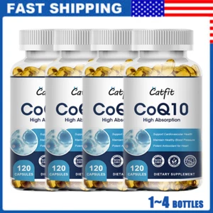 CoQ10 300mg 120 Softgels Antioxidant for Heart Health & Energy Supplement - Picture 1 of 10