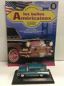 Chevrolet Nomad 1957 1/43 Les Belles Américaines N°9 Proche Du Neuf - Foto 1 di 1