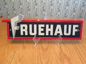 Semirremolque vintage de aluminio con letrero de FRUEHAUF publicidad video - Imagen 1 de 20