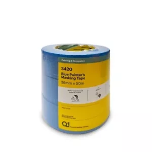 Confezione da 3 - Nastro mascherante pittore blu Q1 - 36 mm x 50 m - Foto 1 di 2