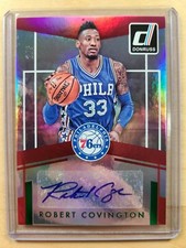 2016-17 Panini Donruss Robert Covington Elite Signatures Auto Green 2/5 76ERS