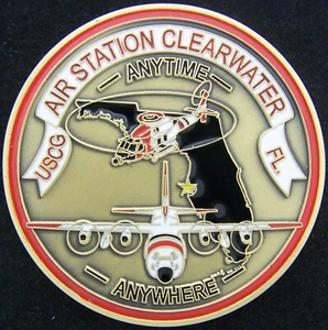 US Coast Guard USCG Air Station Clearwater FL moneta sfida - Foto 1 di 2