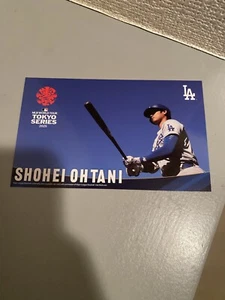 Shohei Ohtani Postcard 2025 Mlb Tokyo Series Los Angeles Dodgers - Picture 1 of 2