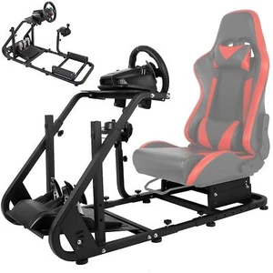 Hottoby Rennsimulator Cockpit mit Sitz passend für Logitech G920 Thrustmaster - Bild 1 von 18