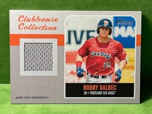 2019 Topps Heritage Minors Clubhouse Collection Relics #CCRBD Bobby Dalbec - Picture 1 of 2