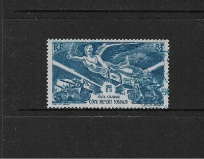 1946 SOMALI COAST AIR POST Victory USED (Scott C8) - 2 scans - image 1 of 2