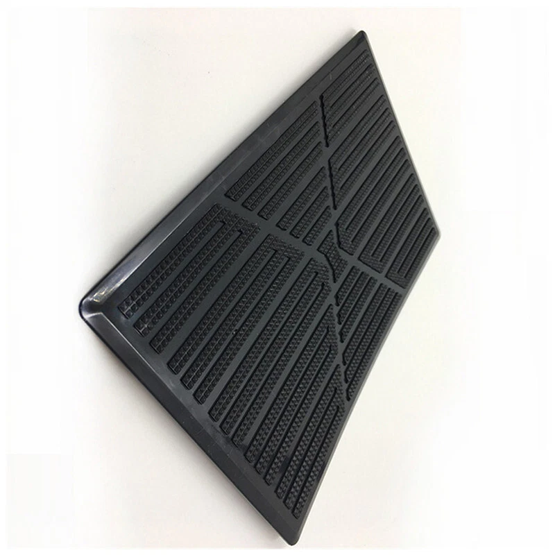 1x Black Car Floor Mat Carpet Non-slip Foot Rest Pedal Plate Pad Fit for Driver - Image 1 of 4