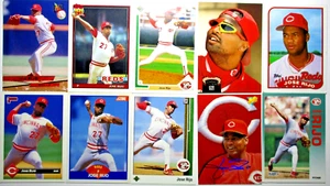 Jose Rijo Baseball Card Lot of 10 Cards - Cincinnati Reds Vintage P - Lot #40B - Picture 1 of 7