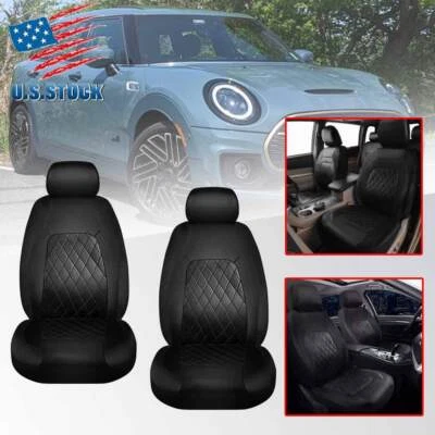 PU Leather Front Seat Cover Passenger & Drive For Mini Cooper 2003-2023 Paceman Foto 1 de 4