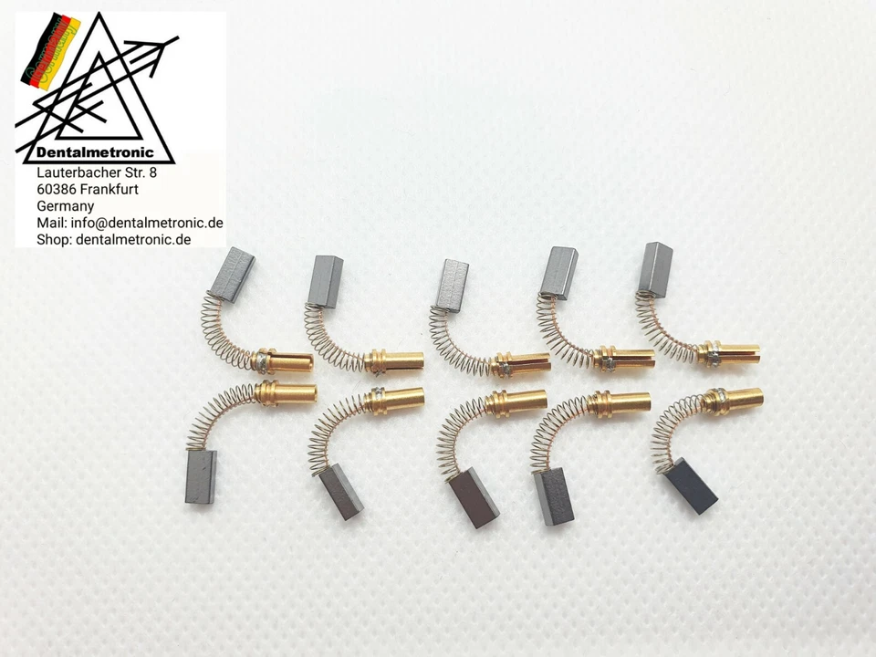 MARKENLOS 10 Kohlebürste passend für KaVo K9 190/191/192/196/200 Motor Made in Germany