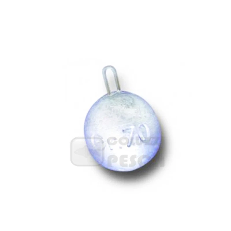 PIOMBO FONDERIA ROMA SFERA ANELLO INOX SURFCASTING BOLENTINO PESCA 1 PEZZO