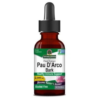 Nature's Answer Pau D' Arco Inner Bark 2,000mg 30ml - Healthy Immune Support