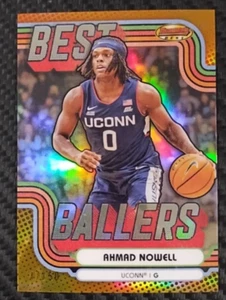 2025 Bowmans Best U Ahmad Nowell Ballers Gold 47/50 Refractor Rookie UCONN #BB13 - Bild 1 von 5