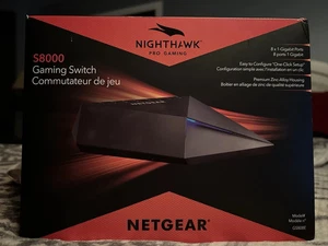 NETGEAR Nighthawk Advanced 8-Port Gigabit Ethernet Switch - GS808E S8000 NEW!!! - Afbeelding 1 van 6
