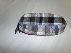Vera Bradley Small Toiletries Bag Perfectly Plaid EUC - Picture 1 of 3