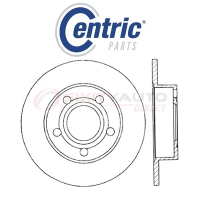 Centric C-TEK Disc Brake Rotor for 2000-2005 Volkswagen Passat 1.8L 2.8L L4 si Foto 1 de 4