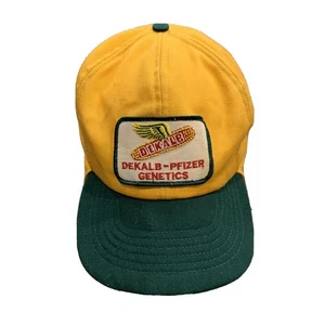De colección Dekalb Pfizer Genetics Parche Oreja Solapa Ajustable Sombrero Gorra Talla L GRANDE - Imagen 1 de 8