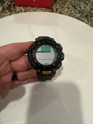 Casio Protrek//Digital/Lubber-/Blk/Ss/Prg-40/ - image 1 of 4