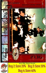 Mickey Mouse 2004 Upper Deck Disney Treasures #MC38 008332 - Imagen 1 de 2