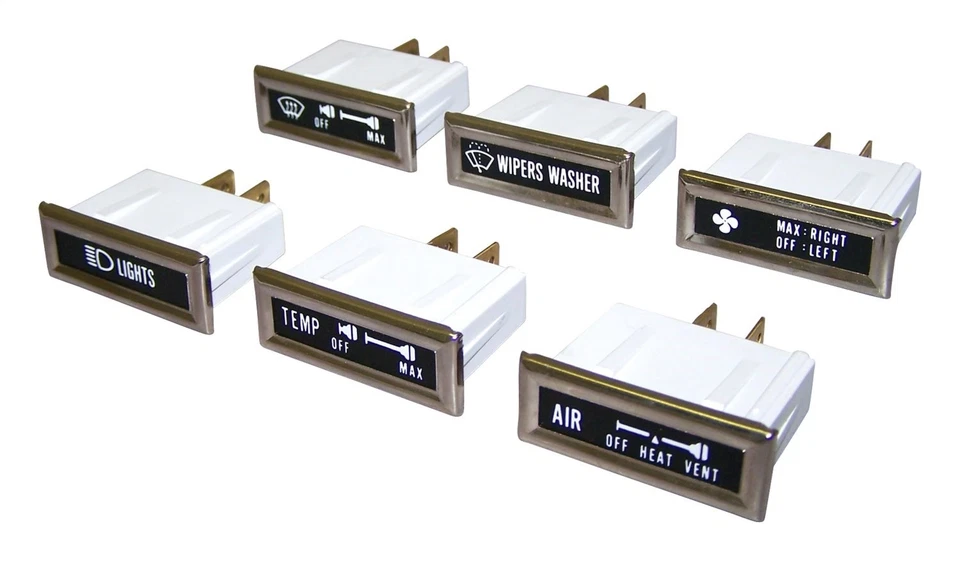 Комплект ламп для приборной панели Crown Automotive 5752813K подходит для скремблера 76-86 CJ5 CJ7 - Изображение 1 из 1