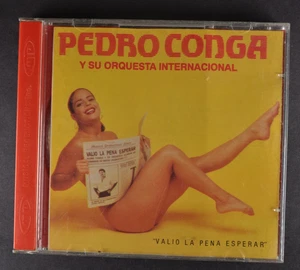 PEDRO CONGA Valio La Pena Esperar LATEIN CD SALSA ORIG ROT TABLETT CHESECAKE COVER - Bild 1 von 4