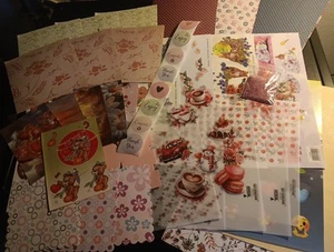 VERKAUFSPAKET HOBBYCRAFTS FÜR SCRAPBOOKING MIT GLITZERN (SALE286) - Bild 1 von 2