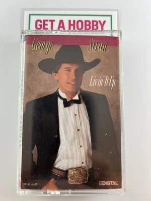 George Strait Livin’ It Up MCA Records 1990 Cassette Tape $5 Flat Ship - Image 1 of 3