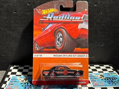1/64 Hot Wheels Redline Nissan Skyline H/T 2000 GT-X 2/18 RACE #20 NEGRO Foto 1 de 2