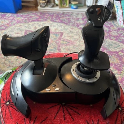 Thrustmaster T-Flight Hotas X Flight Simulator Joystick - Black PS3/ PC - Image 1 of 4
