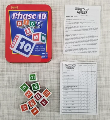 Dados fase 10 - Fundex - 2004 - lata completa coleccionable Foto 1 de 2