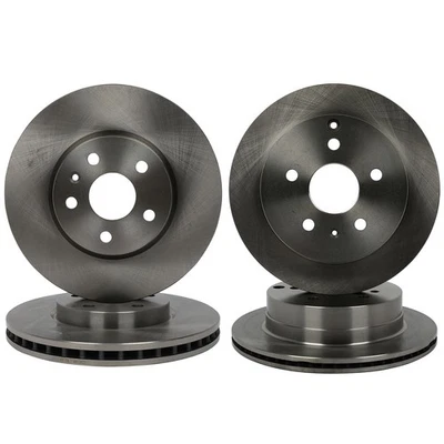 Front And Rear Brake Rotors For CHEVROLET EQUINOX 2010 2011 2012 2013 - 2017 - Изображение 1 из 4