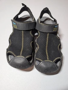 Crocs Zapatos de Agua Para Hombres Talla 10 Negro Gris Gancho Lazo Exterior Sandalias Ligeras - Imagen 1 de 5