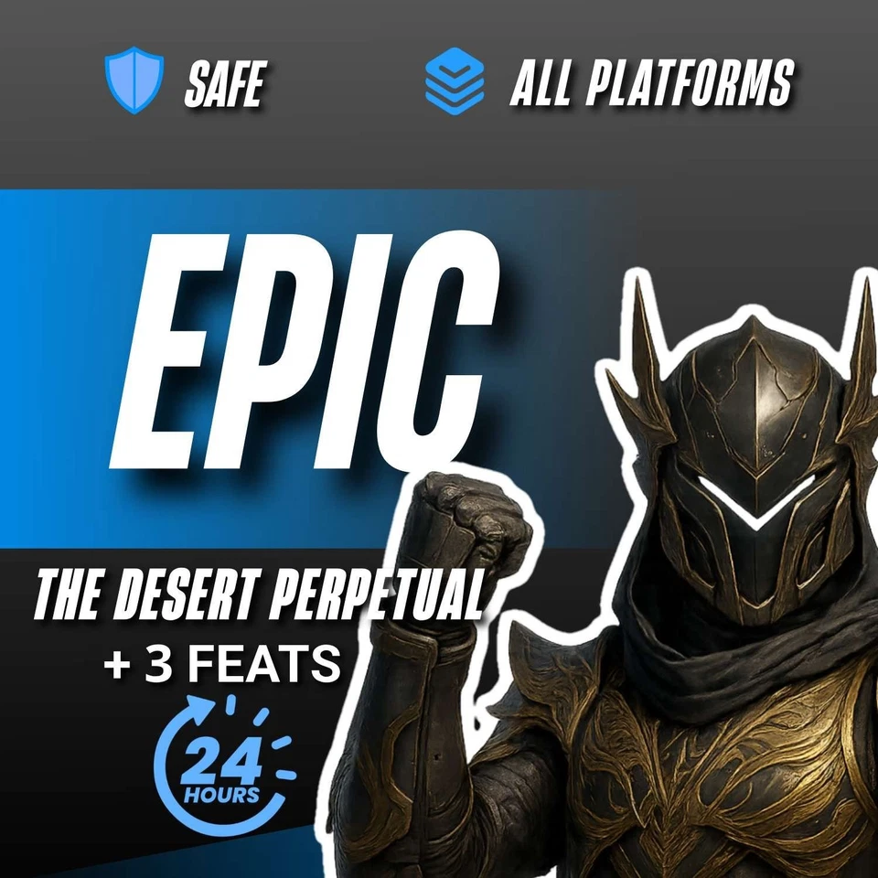 Epic Desert Perpetual | Full Run + Secrets Chests + Feats | All Platforms - Image 1 of 1