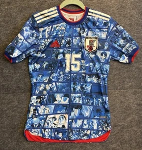 Japan Anime Legacy Jersey Large Soccer 15 Blue White Red Manga: Daichi Kamada - Picture 1 of 13