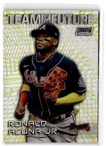 2022 Stadium Club Chrome Ronald Acuña Jr. #TOF-15 Team of the Future Braves - Picture 1 of 2