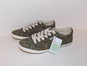 Zapatillas con cordones de lona con diseño de camuflaje Taos para dama talla 7 - Imagen 1 de 11