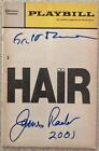 James Rado Galt MacDermot (Only) Signed Playbill Hair 1978 Broadway Melba Moore