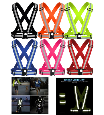 AVIATOR WORKWEAR Hi Viz Vest EN ISO 20471 Certified Visibility Waistcoat Reflective Belt New UK