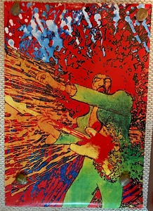 JIMI HENDRIX Martin Sharp Head Shop Poster 1967 Explosion - Picture 1 of 4