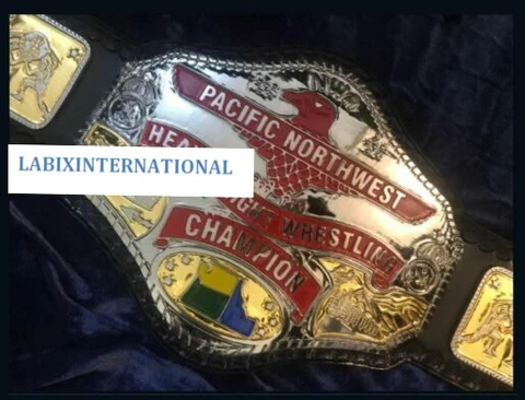 NWA PACIFIC NORTHWEST HEAVYWEIGHT WRESTLING CHAMPIONSHIP BELT ADULT Size 4MM ZIN Cover