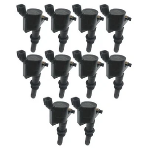 Hitachi Set 10 Ignition Coils Kit For Ford F-250 F-350 Super Duty 6.8L V10 05-08 - Picture 1 of 1