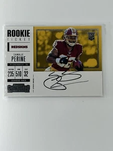 2017 Panini Contenders Ticket Variation RPS Samaje Perine #355 Rookie Auto RC - Picture 1 of 1