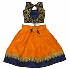 Ready To Wear Orange Lehenga Choli , Kids Lehenga, Indian Lehenga, Ethnic Wear