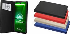 Motorola Moto G7 Plus Book Style Hülle Handytasche Zubehör Schale 4 FARBEN