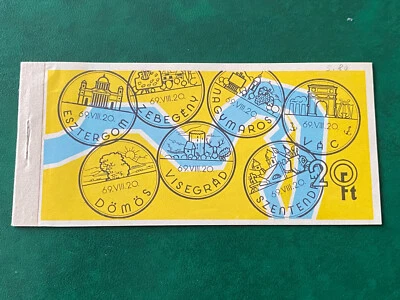 Hungary 1969 Donau complete booklet - CTO - all stamps in boolet are used (CTO) - Imagem 1 de 3