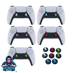 2x AGARRES Para Controladores Sony PS5 Tapas Calavera FPS Pulgar Stick Cubierta FPS Juego Reino Unido - Imagen 1 de 6