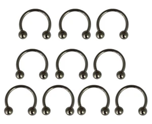 Lot of 10 ASTM F-136 Circular Barbells Implant Grade Internally Threaded TI-005 - Picture 1 of 1