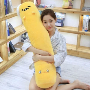Anime Long Gudetama Plush Doll Soft Throw Pillow Cute Stuffed Toy Xmas Gift 1PC - Picture 1 of 13