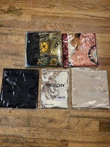 Neu Posten Seide & Satin Kopftücher Muster & feste Haar Halstücher - Bild 1 von 8